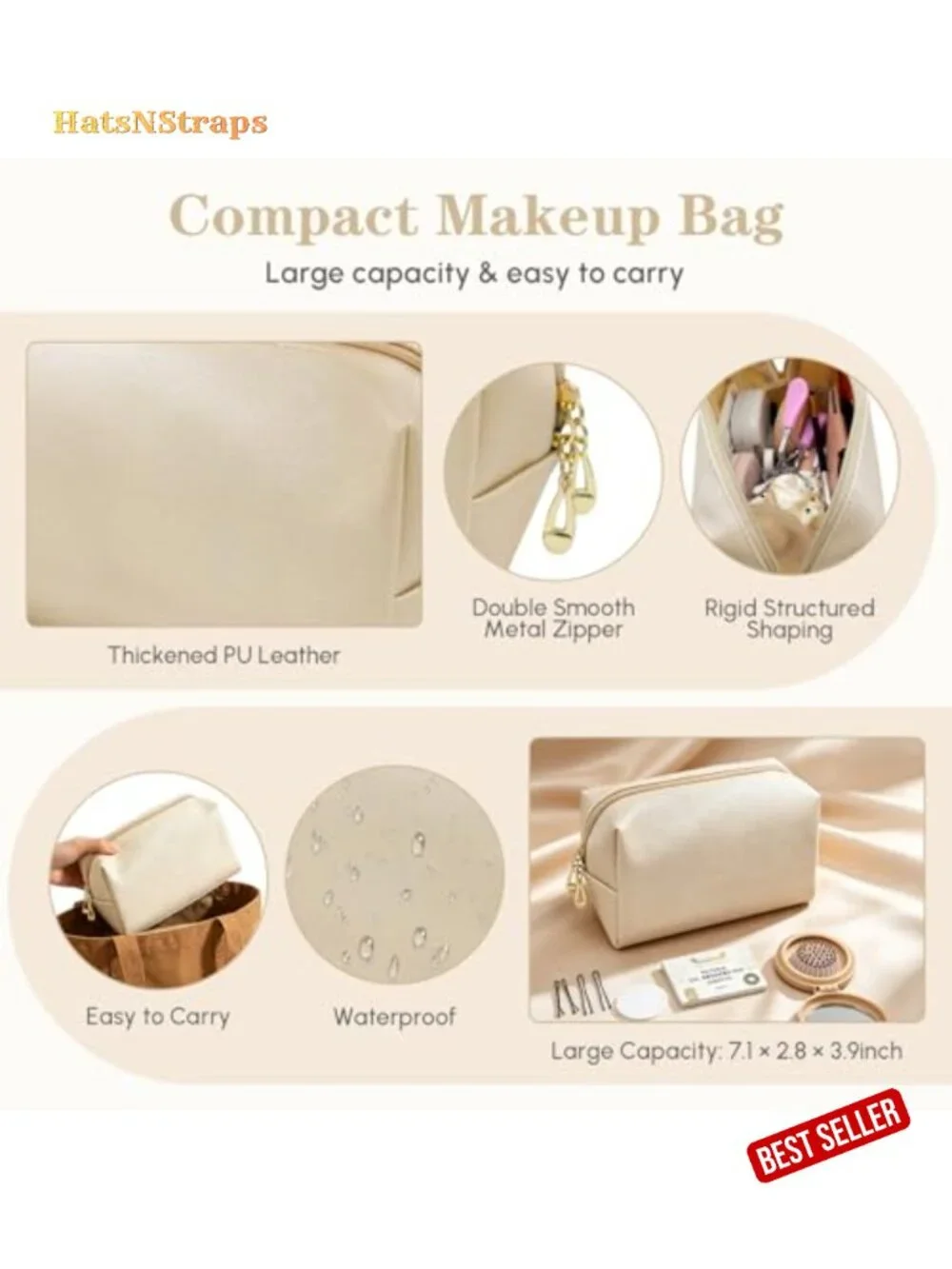 Wedding Day Emergency Kit 100+ Essentials Cosmetic Bag PU